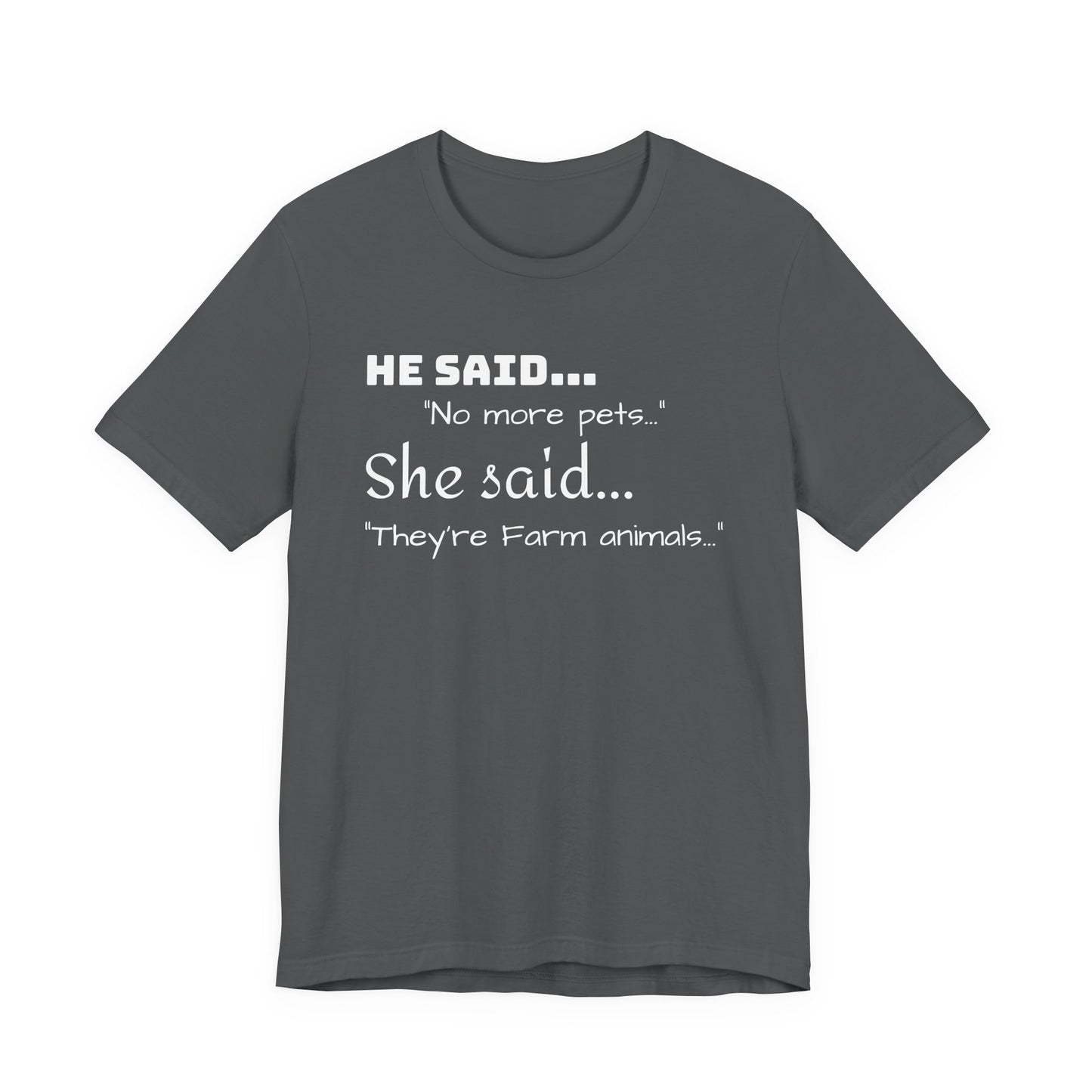 BRING HOME ALL THE ANIMALS...Homestead humor Short Sleeve Shirt UPDATED