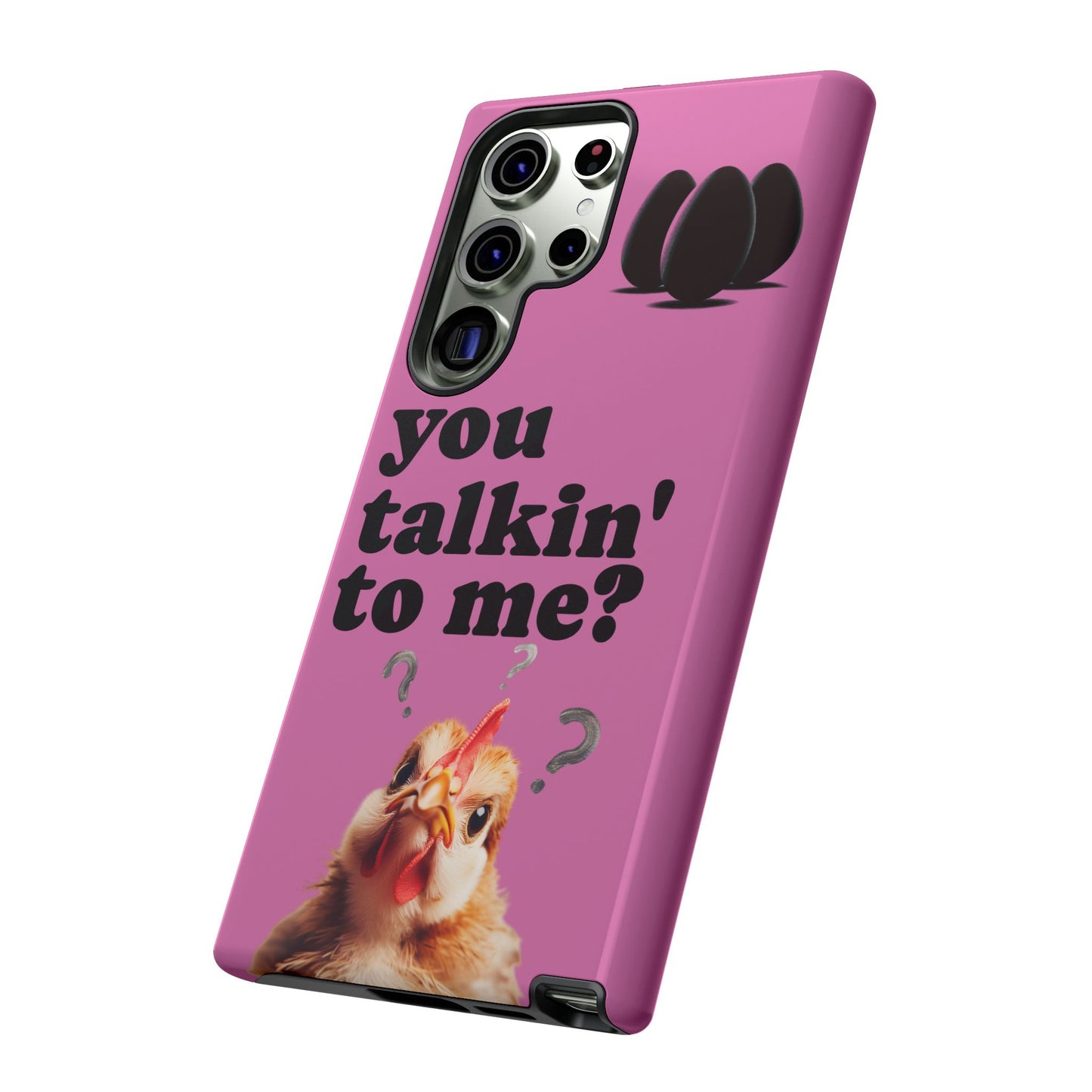 Funny Chicken Phone Case, Humor Accessory, Cute Gift for Animal Lovers, Chick Accessories, Quirky Phone Cover, Fun Tech Protector