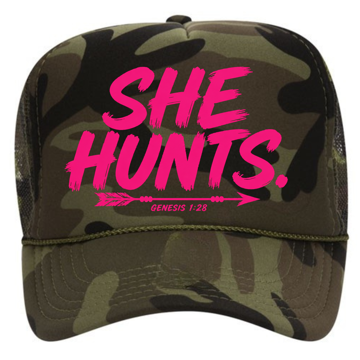 SHE HUNTS. Trucker - Genesis 1:28